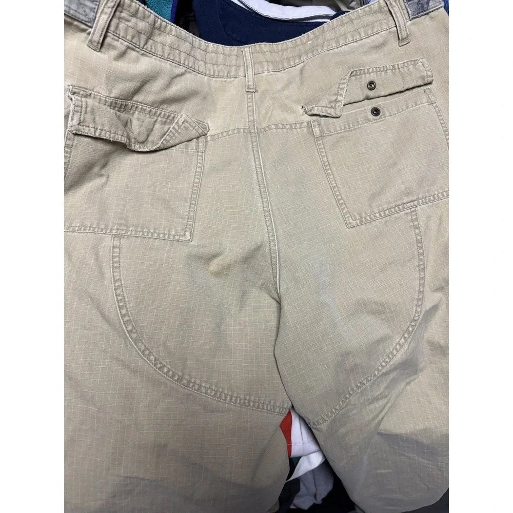 Vintage Mossimo Pants Men's 38x30 Baggy Wide Leg Grunge Military Paratrooper Y2K